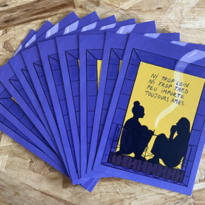 amies – lot 10 cartes