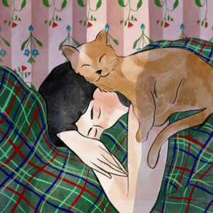 sieste et chat